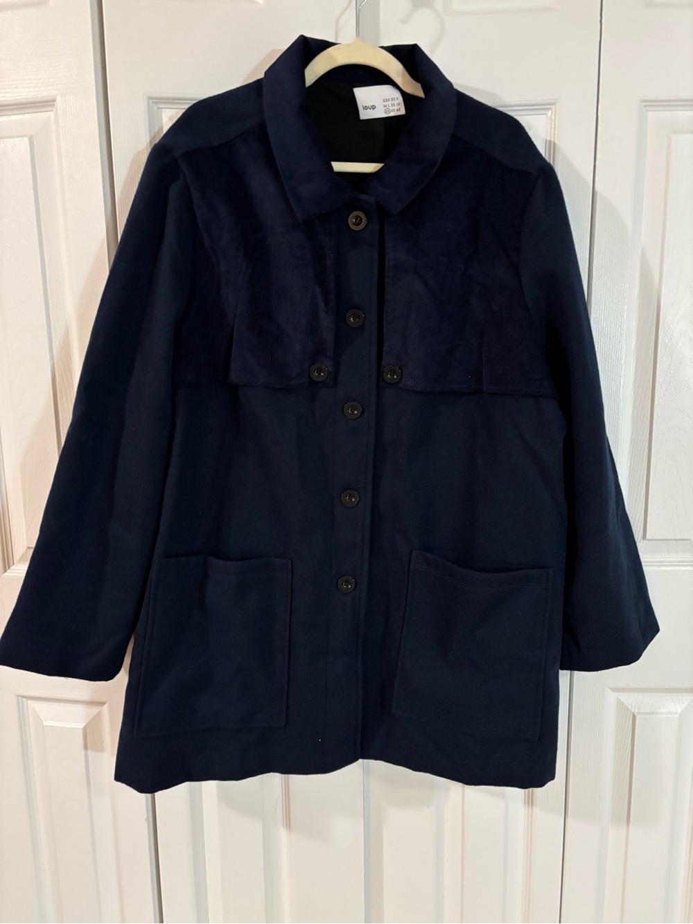 Loup Maggie Field Coat in Navy